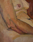 Nude Oil Painting Lilacs