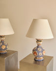 Vintage Grotto-Style Mosaic Shell Table Lamps – A Pair