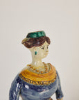 Maiolica Lamp in the shape of a woman