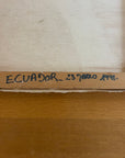 “Ecuador” By Lopez Garcia