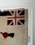 “The Rooster and The Clockbird” Fante Asafo Flag circa 1950