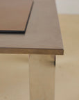 Small Aluminium Square Coffee Table