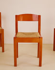 Orange Carimate Style Chairs