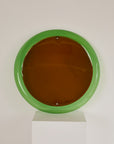 Green Italian Curved Mirror
