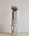 Hand Cast Aluminium Vase