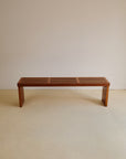 Modernist Wooden Slatted Bench In Style of Charlotte Perriand