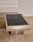 Vintage Willy Rizzo for Cidue Dry Bar Coffee Table | Italian, 1970s