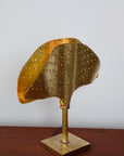Pair of Ginko Leaf Style Table Lamps