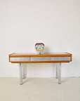 Chrome Leg Console Table