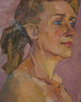 Nude Oil Painting Lilacs