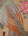 Vintage Chinese Silk Peacock Tapestry