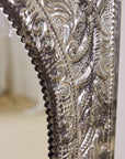 Hammered Tin Mantle Mirror