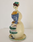 Maiolica Lamp in the shape of a woman