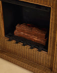 Wicker Fireplace Surround