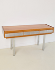 Chrome Leg Console Table