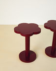 Daisy Side Table Burgundy