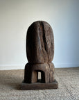 Large Monoxyl Sculpture In Burntwood by Jules Laressant