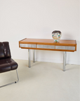 Chrome Leg Console Table