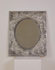 Hammered Tin Mantle Mirror