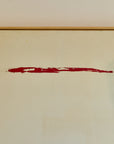 Red Line Oil on Canvas