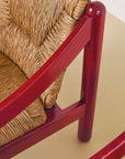Cassina Carimate Armchair Pair Stained Red