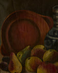Vintage Framed Still Life Oil Painting – Fruit & Pitcher