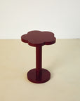 Daisy Side Table Burgundy