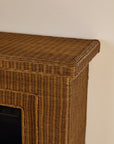 Wicker Fireplace Surround
