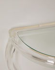 Italian Lucite Accent Table