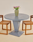 Italian Curved Back Cane Chairs