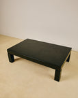 Green Lacquered Coffee Table