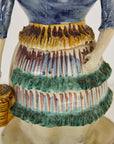 Maiolica Lamp in the shape of a woman