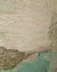 Thick Icy Toned Abstract Oil on Canvas