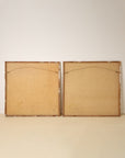 Pair of Large Stucco Artworks by C. Foulche