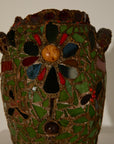 French Pique Assiette Vase