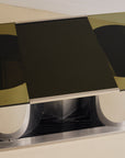 Chrome and Smoked Glass Coffee Table by Lodovico Acerbis 1970