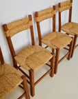 Set of x4 Rush Seat and Back Dining Chairs