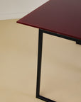 Vintage Conran Shop Red Glass Desk