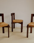 Set of x4 Dining Chairs by Giovanni Michelucci (1891 - 1990)