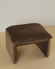 Geometric Fabric Pouffe