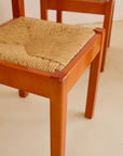 Orange Carimate Style Chairs