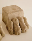 Decorative Pair of Carved Stone Lions Paws