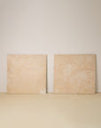 Pair of Large Stucco Artworks by C. Foulche