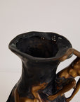Art Nouveau Bronze Nude Vase. By Lucien Charles Edouard Alliot, 1924