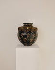 Block Print Floral Pot