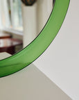 Green Italian Curved Mirror