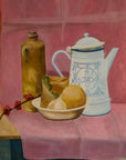 Still Life with Enamel Coffeepot by Jef De Peuten