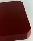 Red Lacquered Coffee Table