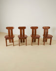 Set of x4 Dining Chairs By Mario Marengo For Mobilgirgi