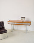 Chrome Leg Console Table